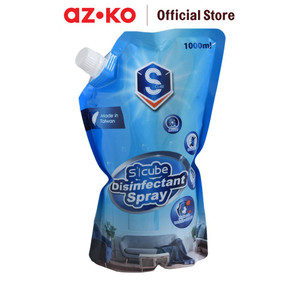 [EZO.0804871] AZKO S Cube 1 Ltr Refill Cairan Semprotan Disinfektan