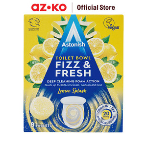 [EZO.0804875] AZKO Astonish Set 8 Pcs Pembersih Kloset Lemon Splash
