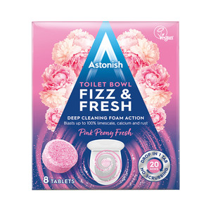 [EZO.0804876] AZKO Astonish Set 8 Pcs Pembersih Kloset Pink Peony Fresh - Pink Peony