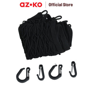 [EZO.0804886] AZKO Otto Klasse Organizer Bagasi Mobil Net - Hitam