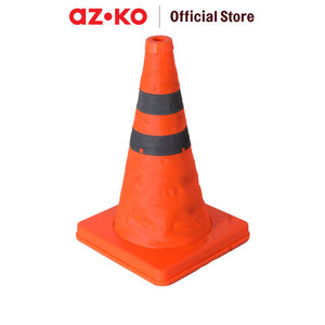 [EZO.0804887] AZKO Maxb 40 Cm Kerucut Lalu Lintas Lipat - Orange