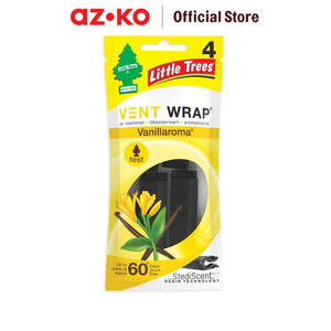 [EZO.0804895] AZKO Little Trees Set 4 Pcs Vanilla Pengharum Mobil Vent Wrap