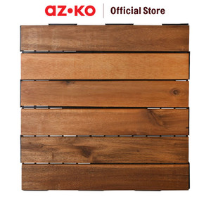 [EZO.0804939] AZKO Rainbodeck 30x30 Cm Quick Deck Acacia Wood Tile