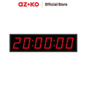 [EZO.0804981] AZKO Arthome 64X17 cm Jam Dinding Digital Led Zt-0165 - Merah