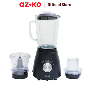 [EZO.0804997] AZKO Klaz 1.5 Ltr Blender Dengan Grinder & Chopper 500 Watt - Hitam