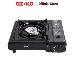 [EZO.0805014] AZKO Kris Kompor Gas Portable Dengan Case - Hitam