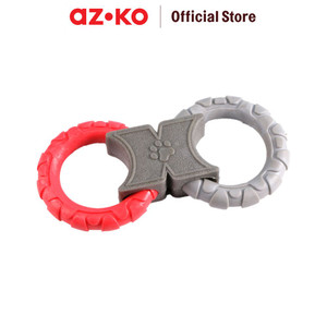 [EZO.0805031] AZKO Paws N Tail Mainan Anjing Double Rings