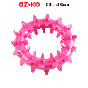 [EZO.0805032] AZKO Paws N Tail Mainan Anjing Prices Ring - Merah