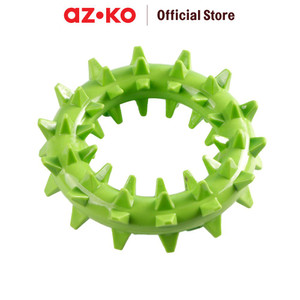 [EZO.0805033] AZKO Paws N Tail Mainan Anjing Prices Ring - Hijau