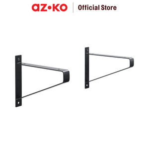 [EZO.0805063] AZKO Masterspace 17 Cm Bracket Rak Dinding Industrial - Hitam