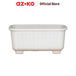 [EZO.0805071] AZKO Clover Pot 27 Cm Alea Pot Tanaman - Ivory