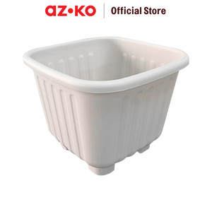 [EZO.0805073] AZKO Clover Pot 17 Cm Alea Pot Tanaman - Ivory