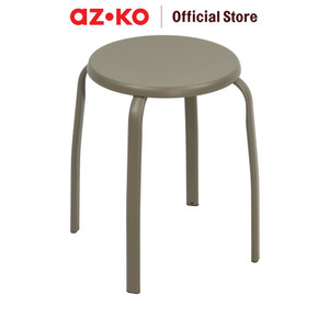 [EZO.0805076] AZKO Soleil Bangku Metal - Cokelat