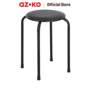 [EZO.0805081] AZKO Soleil Bangku Metal Padded - Hitam