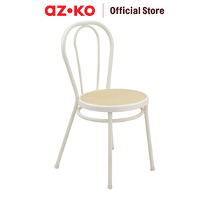 [EZO.0805093] AZKO Soleil Hinata Kursi Teras - Putih Ivory