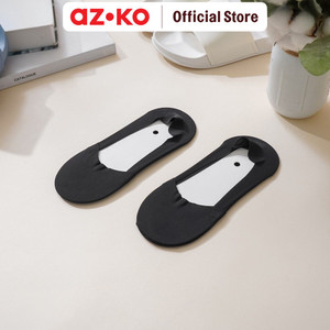 [EZO.0805181] AZKO Ataru Set 2 Pasang Kaos Kaki Wanita Invisible - Hitam