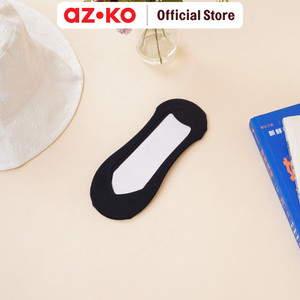 [EZO.0805182] AZKO Ataru Set 2 Pasang Kaos Kaki Wanita Liner - Hitam