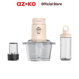 [EZO.0805185] AZKO Memoo Mini Chopper Multifunction 3 In 1 - Krem