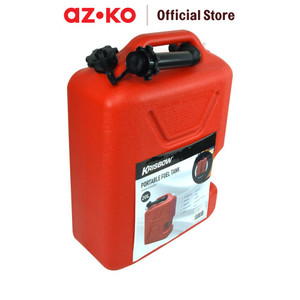 [EZO.0805193] AZKO Krisbow Jerigen Bensin Plastik 20 Ltr - Merah