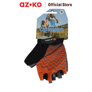 [EZO.0805197] AZKO Landstro Sarung Tangan Sepeda Sports Hf 19 Ukuran M - Orange