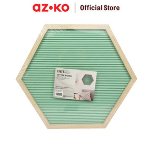 [EZO.0805215] AZKO Odi Papan Buletin Hexagon - Hijau