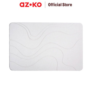 [EZO.0805245] AZKO Forhom 60x40 Cm Keset Kamar Mandi Diatomite Hard Engraved - Krem