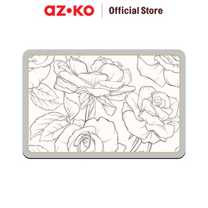 [EZO.0805246] AZKO Forhom 60x40 Cm Keset Kamar Mandi Diatomite Anti Slip - Krem