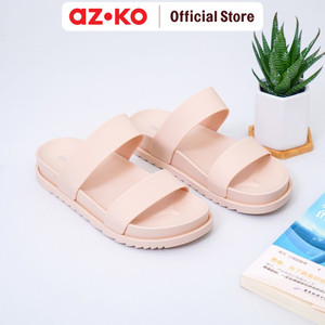 [EZO.0805284] AZKO Ataru Ukuran 41 Sandal Wanita Double Stripe - Pink Nude