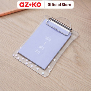[EZO.0805291] AZKO Ataru Papan Clipboard Mini - Silver