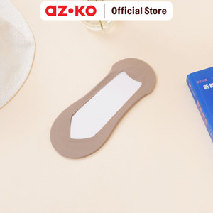 [EZO.0805295] AZKO Ataru Set 2 Pasang Kaos Kaki Wanita Liner - Cokelat