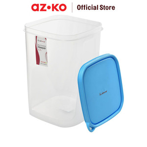 [EZO.0805322] AZKO Krishome 6.7 Ltr Tempat Makan Square - Biru