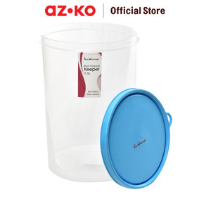 [EZO.0805323] AZKO Krishome 5.5 Ltr Tempat Makan Round - Biru
