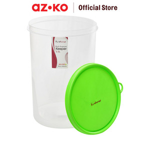 [EZO.0805325] AZKO Krishome 5.5 Ltr Tempat Makan Round - Hijau