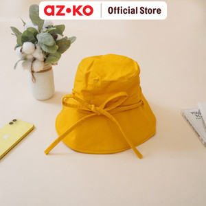 [EZO.0805337] AZKO Ataru Topi Bucket Dengan Thin Strap - Kuning