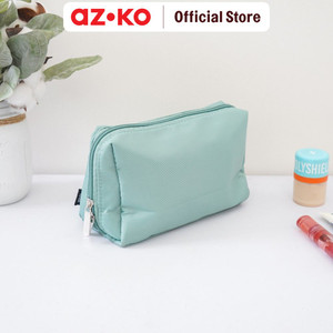 [EZO.0805359] AZKO Ataru Ukuran M Pouch Kosmetik Dengan Kompartemen - Hijau