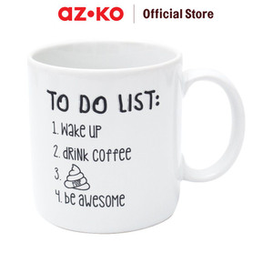 [EZO.0805375] AZKO Kris 9x9x11 Cm Mug Motivation To-Do-List Series