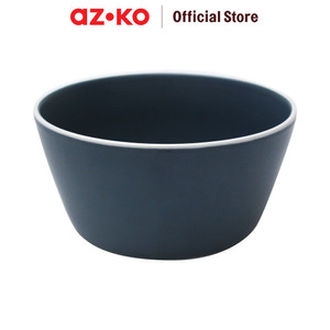 [EZO.0805394] AZKO Kris Mangkuk Keramik - Biru Navy Matte