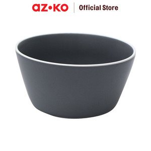 [EZO.0805395] AZKO Kris Mangkuk Keramik - Abu-Abu Matte