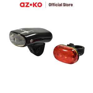 [EZO.0805407] AZKO Set Lampu Sepeda Depan Dan Belakang
