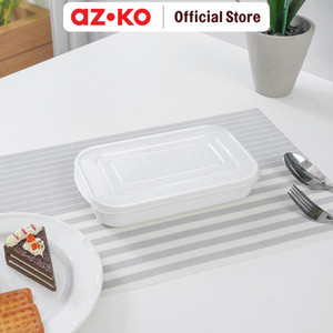 [EZO.0805423] AZKO Ataru 1 Ltr Crisper Wadah Makanan - Putih
