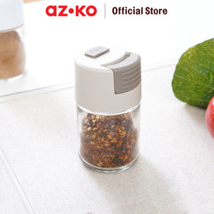 [EZO.0805426] AZKO Ataru 0.5 Gr Tempat Bumbu Dapur Press - Krem Beige