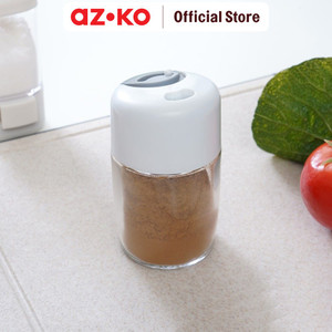 [EZO.0805427] AZKO Ataru Tempat Bumbu Dapur Press - Putih