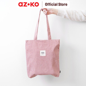 [EZO.0805451] AZKO Ataru Tote Bag Corduroy - Pink