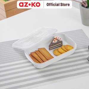 [EZO.0805476] AZKO Ataru 800 Ml Crisper Wadah Makanan - Putih