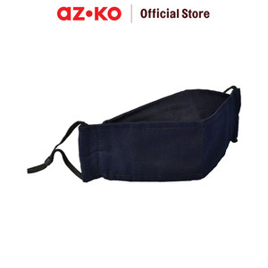[EZO.0805481] AZKO Ataru Masker 3d 2 Lapis - Biru Navy