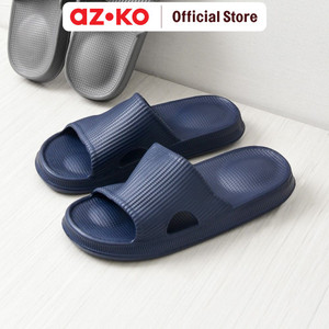 [EZO.0805485] AZKO Ataru Ukuran 37 Sandal Rumah Karet - Biru