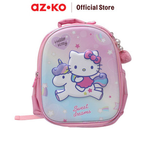 [EZO.0805497] AZKO Hello Kitty Tas Ransel Anak Pony Rainbow - Pink
