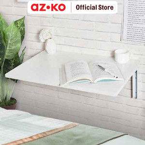 [EZO.0805517] AZKO Masterspace Meja Dinding Lipat - Putih