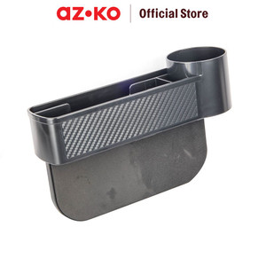 [EZO.0805524] AZKO Otto Klasse Kotak Penyimpan Celah Kursi Mobil Dengan Cup Holder