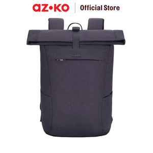 [EZO.0805586] AZKO Luggo Falcon Tas Ransel Folded - Hitam Stone